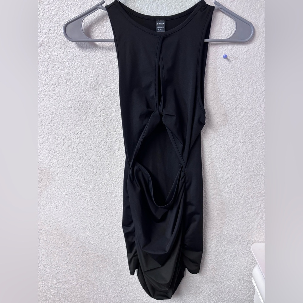 SHEIN Black Mini Dress